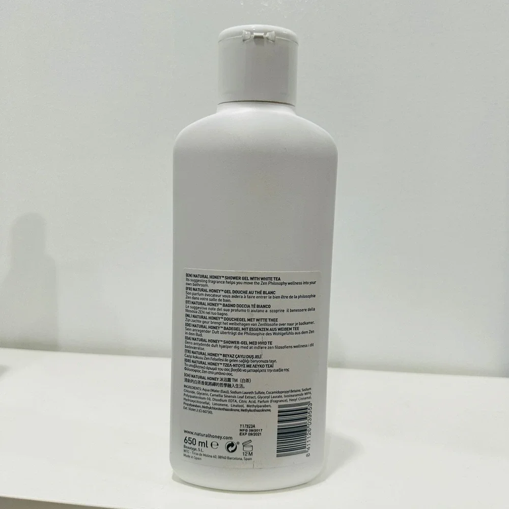 Revlon Natural Honey Zen Shower Gel White Tea Extract 21.97 fl oz 650ml Spain